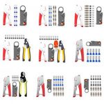 RG596 coaxial cable crimping pliers squeeze F-head pliers