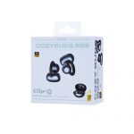 Open ear clip wireless earbuds Bluetooth, sports headphones built-in microphone with ear hook and ear hook, wireless charging box, waterproof fitness headphones