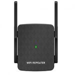 WiFi Extender Signal Booster, Internet Wireless Repeater, 1200Mbps WiFi Booster with Ethernet Port, Dual Band 2.4G/5G, 4 Antennas