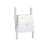 1200Mbps WiFi extender, WiFi booster, WiFi repeater, Internet booster – with Ethernet port, quick setup, home wireless signal booster