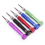 Aluminum alloy 5-in-1 screwdriver set mobile phone disassembly and repair tools