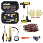 Tyre Repair Kit – Car Tyre Puncture Repair Kit – Emergency Fix Puncture for Car, Motorcycle, Truck, Van, ATV, Tractor & More – Tubeless Tyre Repair Kit