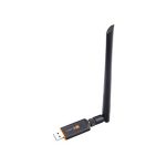 USB WiFi adapter for PC, AC1300M USB Wi-Fi dongle 802.11ac wireless network adapter, dual-band 2.4GHz/5GHz, high gain 5dBi antenna