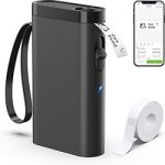 Label Maker Machine with Tape P21 Portable Bluetooth Label Printer Wireless Built-in Cutter Sticker Maker Mini Label Makers