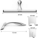 Glass wiper set stainless steel glass brush window scraper bathroom balcony cleaner window cleaning tool