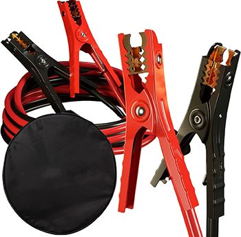 Jumper Cables for Car Battery, Heavy Duty Automotive Booster Cables for Jump Starting Dead or Weak Batteries with Carrying Bag Included