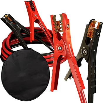 Jumper Cables for Car Battery, Heavy Duty Automotive Booster Cables for Jump Starting Dead or Weak Batteries with Carrying Bag Included