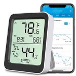 Indoor temperature and humidity meter smart touch screen temperature recorder