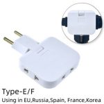European standard converter socket with one turn multi 180 degree rotation plug European style rotation Converter plug