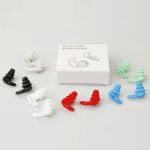 Shark fin earplugs for noise reduction
