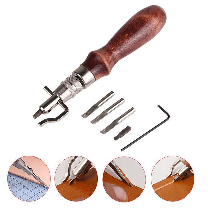 PG1007 7-in-1 Leather Groover for Leathercraft