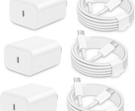 EL001 USB-C Power Adapter and USB-C to USB-C Cable Set - product view