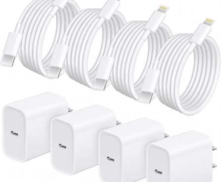 EL002 USB-C Power Adapter with USB-C to Lightning Cable Set - product view