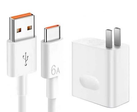 EL004 66W USB Fast Charger with 6A USB-A to USB-C Cable - product view