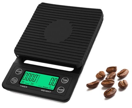 EL006 3 kg Digital Coffee Scale with Timer and 0.1 g Resolution - product view