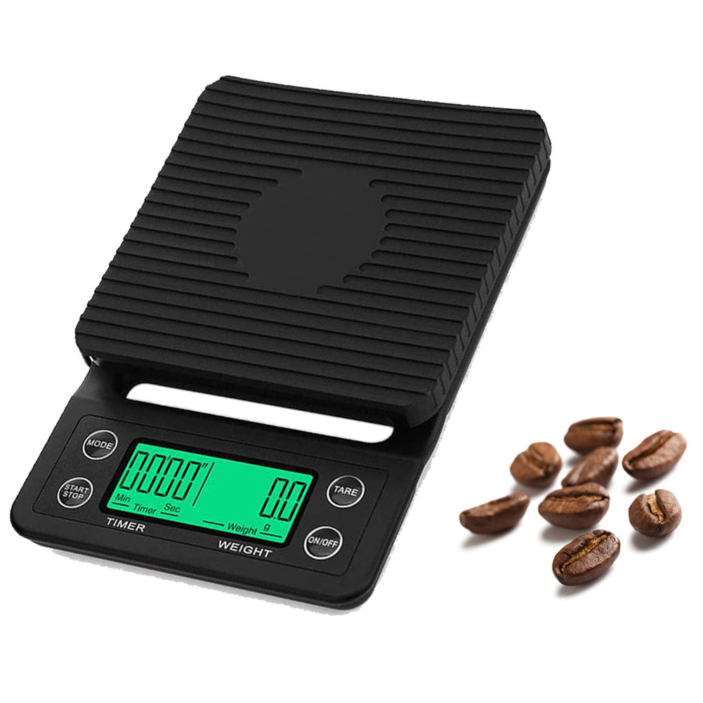 EL006 3 kg Digital Coffee Scale with Timer and 0.1 g Resolution - product view