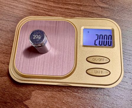 EL007 Rose Gold Mini Digital Pocket Scale for Jewelry and Kitchen Use - product view
