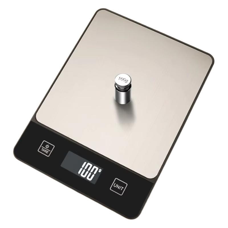 EL010 Rechargeable Stainless Steel Kitchen Scale in 3 kg and 6 kg Options - adjustable or application view