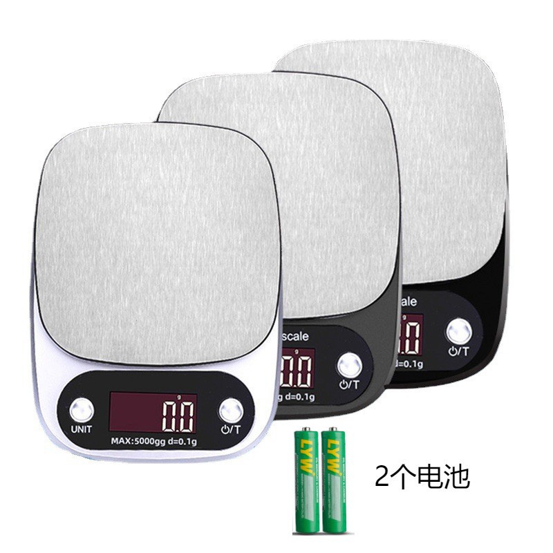 EL010 Rechargeable Stainless Steel Kitchen Scale in 3 kg and 6 kg Options - product detail view