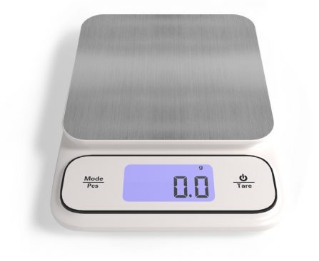 EL010 Rechargeable Stainless Steel Kitchen Scale in 3 kg and 6 kg Options - product view