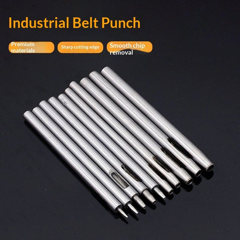 PG1027 hollow leather belt punch set detail