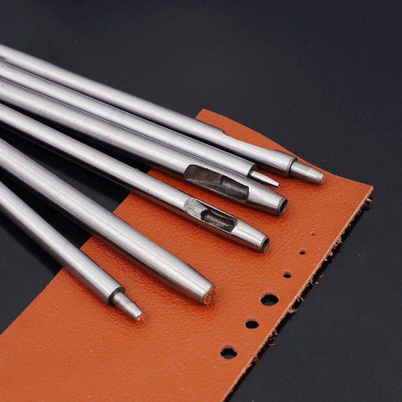 PG1027 10-piece hollow leather belt punch set