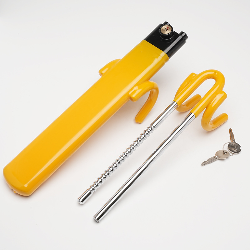 QC001 steering wheel lock components and two keys