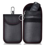 QC007 RFID Signal Blocking Car Key Fob Pouch with Key Ring - product view